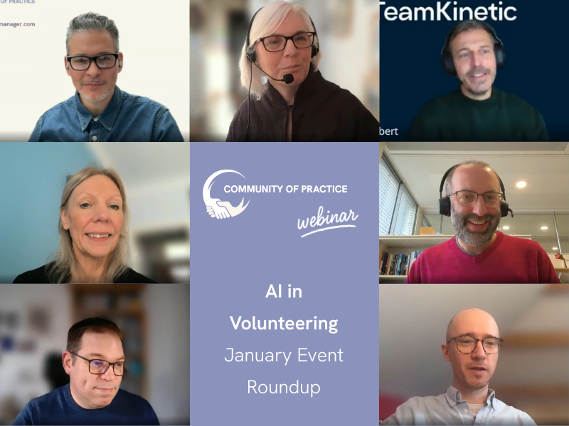 Navigating AI in Volunteering – Highlights from our January Session